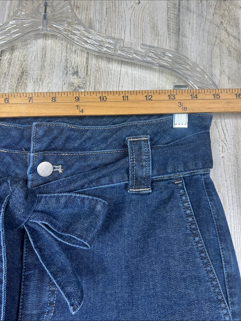 J. Crew Dark Navy Wide-Leg Jeans Women 26 - Picture 6 of 11